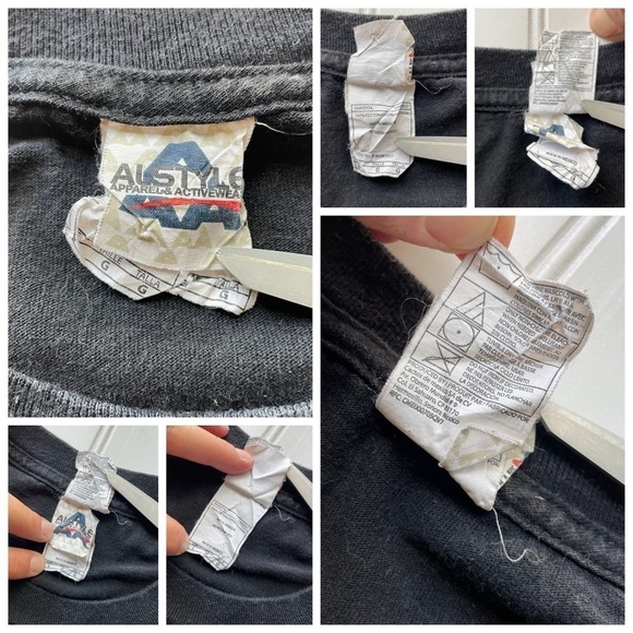 LUCKY CHARMS Graphic T-Shirt Y2K Black Large Alstyle Apparels Vintage streetwear - Picture 6 of 10